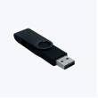 USB flash qara Metal