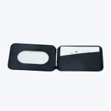 Card holder telefon üçün qara Dəri