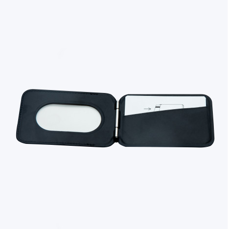 Card holder telefon üçün qara Dəri